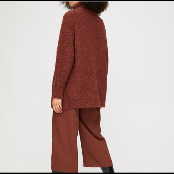 Aritzia Wilfred Oversized Alpaca Cardigan Brown - Picture 5 of 14